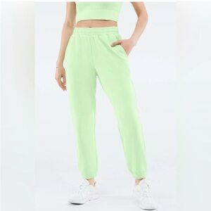 Fabletics Green Sweat Set